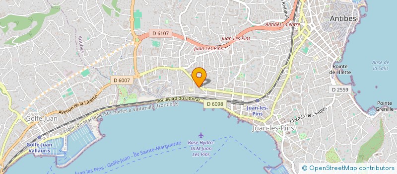 localisation de l'entreprise L'ANDALOUSIE à ANTIBES