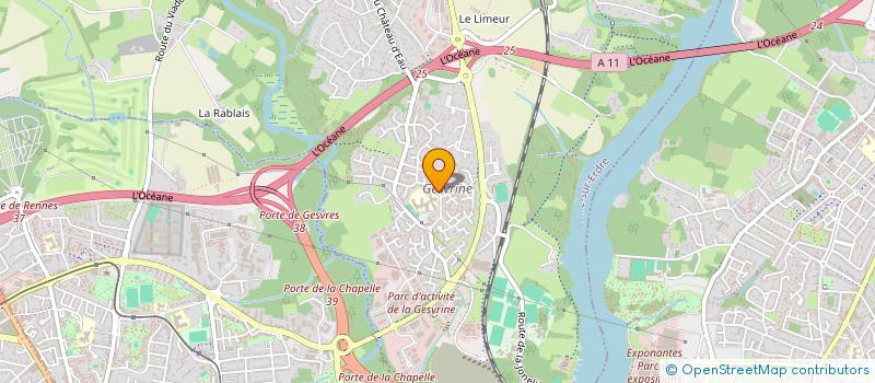 localisation de l'entreprise L ANDALOUSS à LA CHAPELLE-SUR-ERDRE