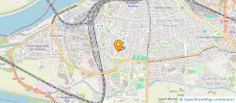 localisation de l'entreprise L'ANDALOUSSE  AVIGNON