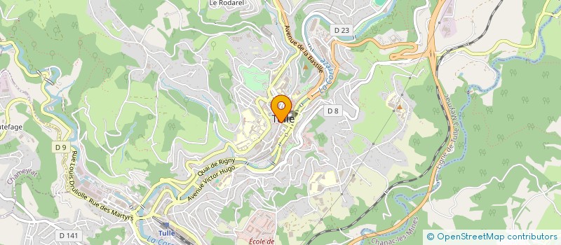 localisation de l'entreprise L'ANDELYS à TULLE