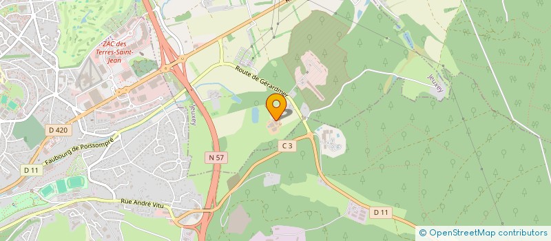 localisation de l'entreprise L'ANDROMEDE DE 4F  JEUXEY