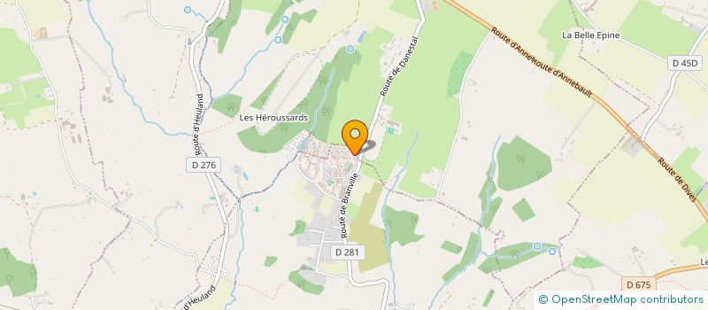 localisation de l'entreprise L'ANE BLEU  BEUVRON-EN-AUGE