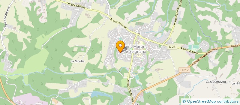 localisation de l'entreprise L ANE D OR  SAINT-LAURENT-DE-GOSSE