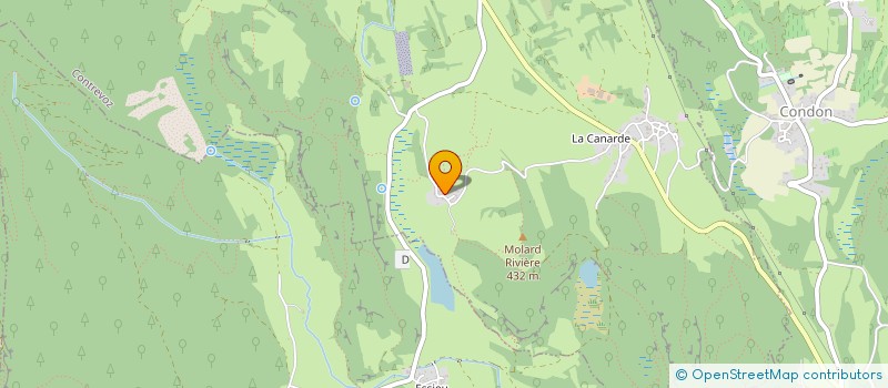 localisation de l'entreprise L ANE EN BUGEY à CONTREVOZ