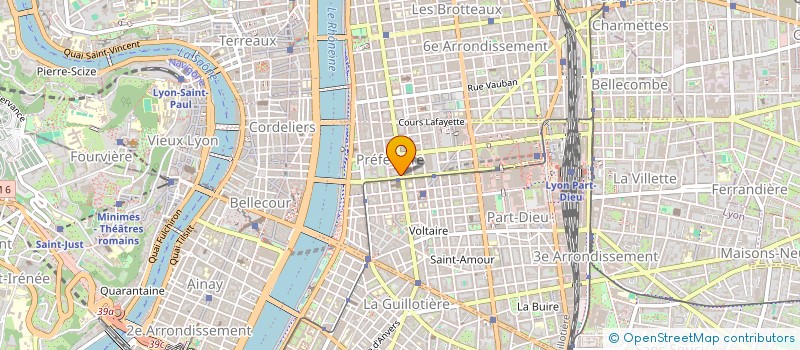 localisation de l'entreprise L'ANE ET L'OLIVE  LYON