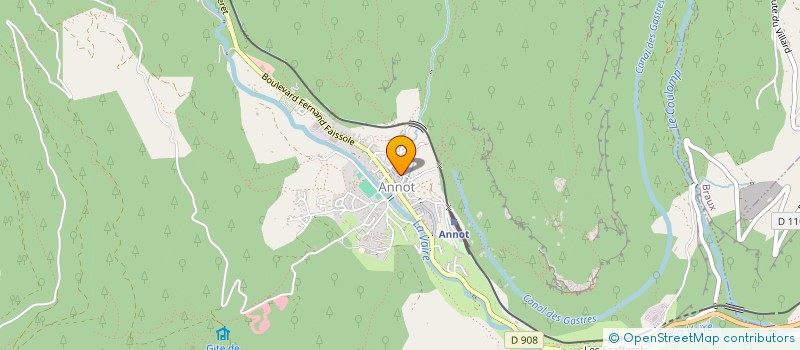 localisation de l'entreprise L'ANE HAUTAIN ET LE BELIER SAUVAGE à ANNOT