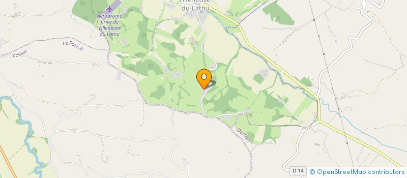 localisation de l'entreprise L'ANE QUI RIT à LE FOSSAT
