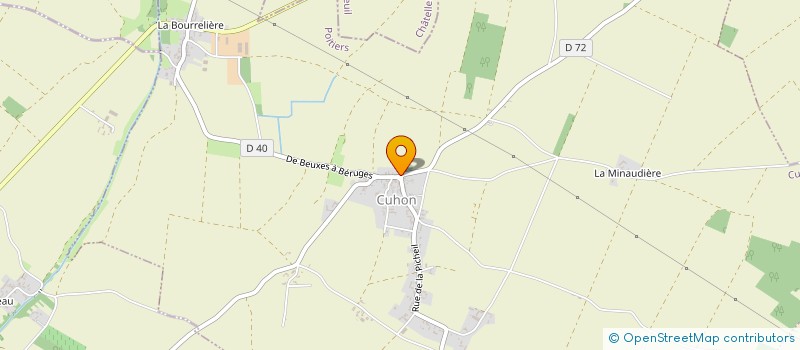 localisation de l'entreprise L'ANE VERT à MIREBEAU
