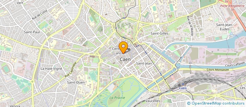 localisation de l'entreprise L'ANGE à CAEN