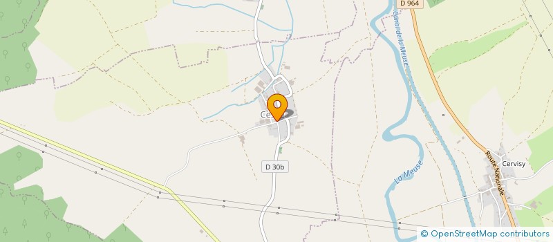 localisation de l'entreprise L'ANGE BLEU à CESSE