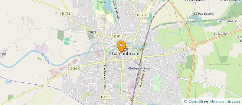 localisation de l'entreprise L'ANGE D'OR à CHATEAUBRIANT