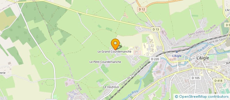 localisation de l'entreprise L'ANGE D'OR à L AIGLE