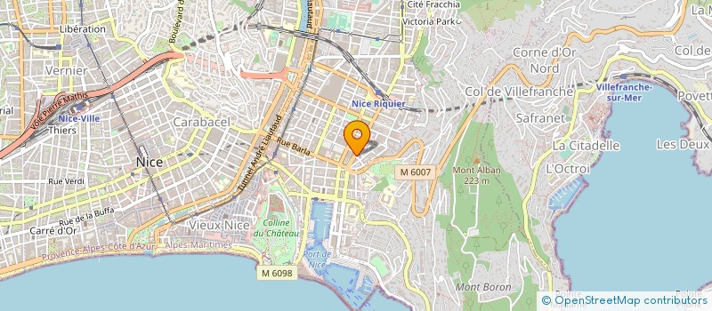 localisation de l'entreprise L'ANGE DE BEAUTE à NICE