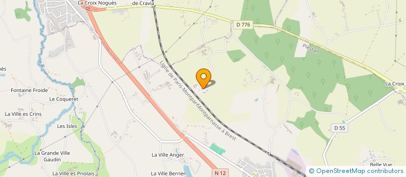 localisation de l'entreprise L'ANGE DE COEUR  PLESTAN