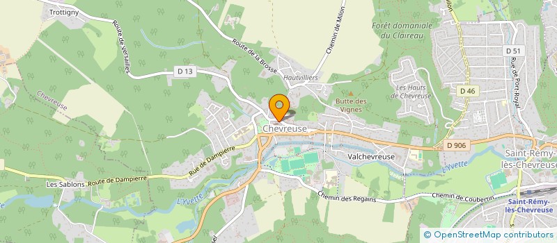 localisation de l'entreprise L'ANGE GARDIEN à CHEVREUSE