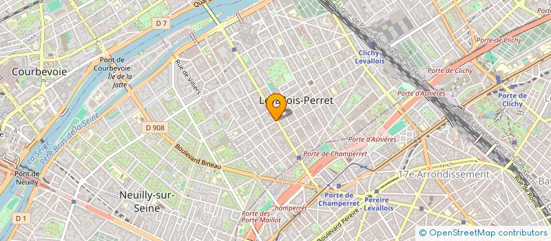 localisation de l'entreprise L ANGE GARDIEN 4 à LEVALLOIS-PERRET