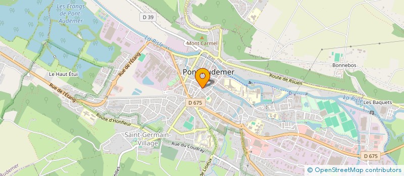 localisation de l'entreprise L'ANGE ROSE DE LUCA  PONT-AUDEMER