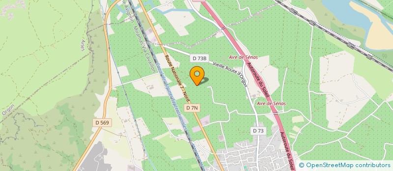 localisation de l'entreprise L'ANGEL  SENAS