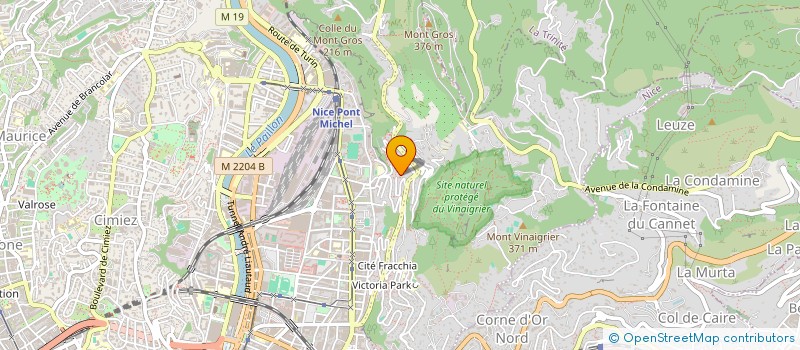 localisation de l'entreprise L'ANGELA à NICE