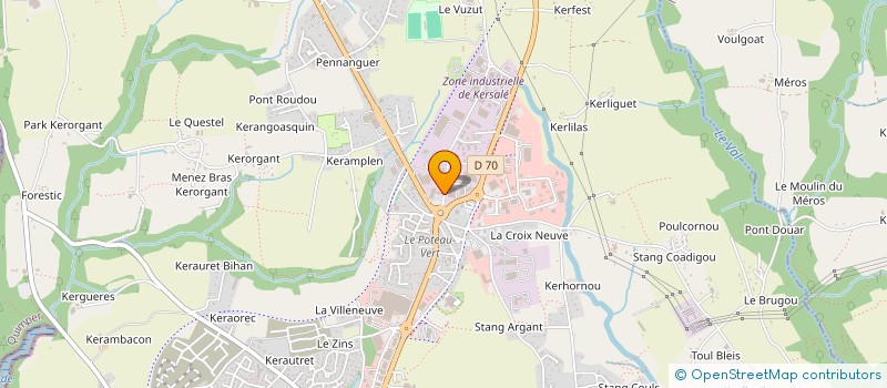 localisation de l'entreprise L'ANGELICE  CONCARNEAU