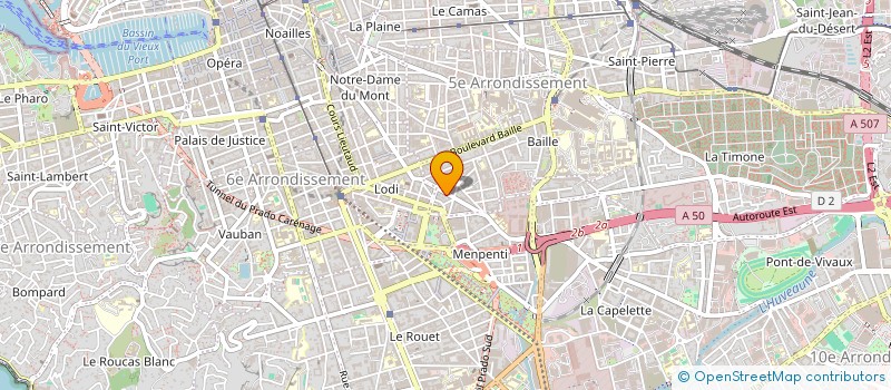 localisation de l'entreprise L'ANGELINE à MARSEILLE