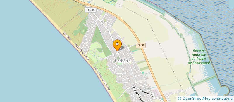 localisation de l'entreprise L'ANGELIQUE  BARBATRE