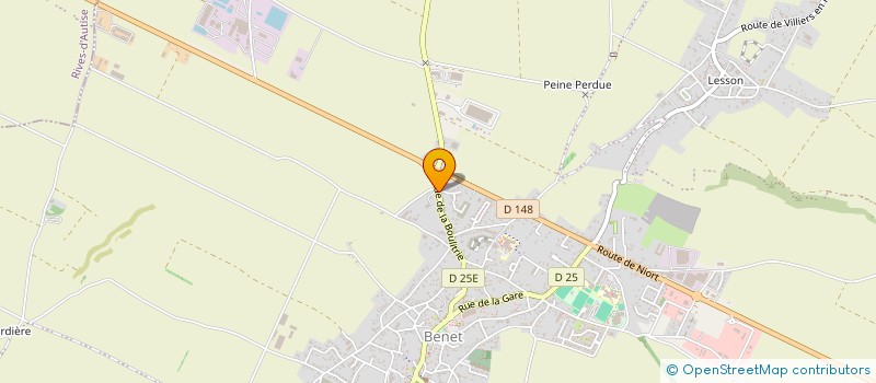 localisation de l'entreprise L'ANGELUS  BENET