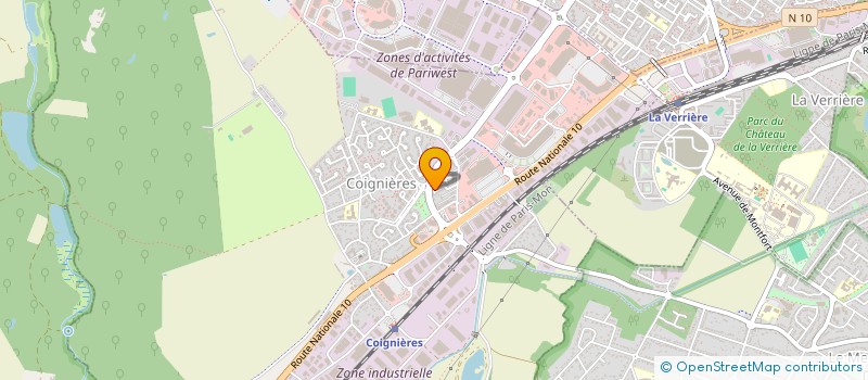 localisation de l'entreprise L'ANGELUS  COIGNIERES