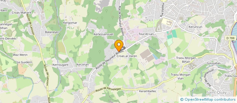 localisation de l'entreprise L'ANGELUS à PERROS-GUIREC