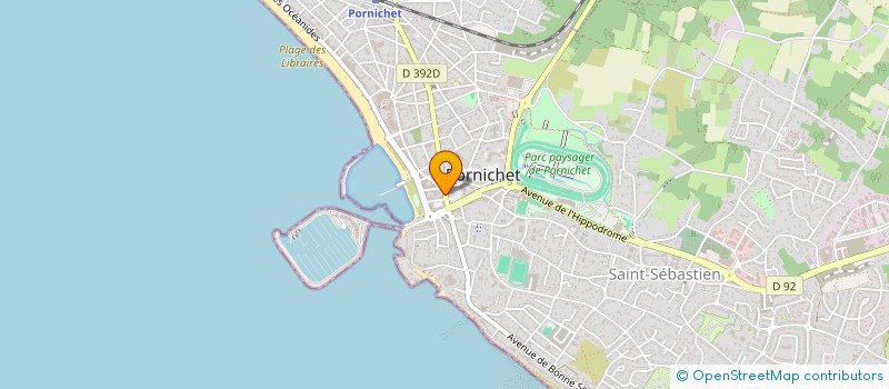 localisation de l'entreprise L'ANGEVIN  PORNICHET