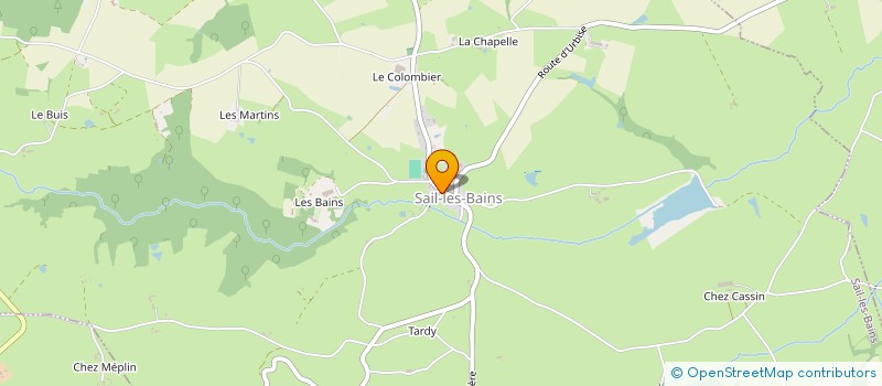 localisation de l'entreprise L'ANGIGAEL  SAIL-LES-BAINS