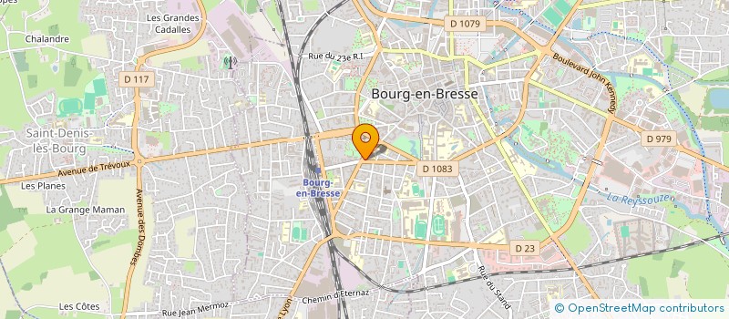 localisation de l'entreprise L'ANGLE à BOURG-EN-BRESSE