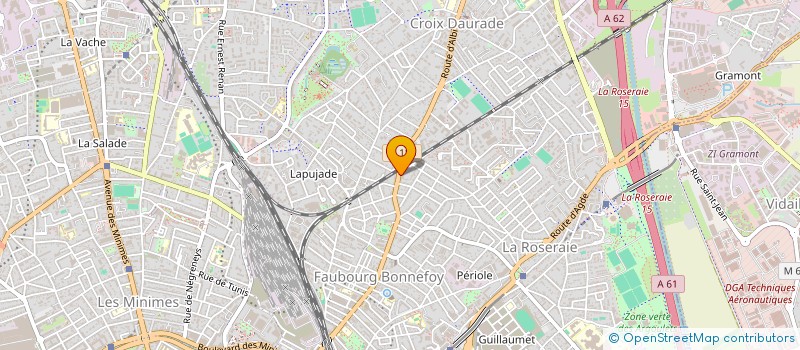 localisation de l'entreprise L'ANGLE AUX PRIMEURS à TOULOUSE