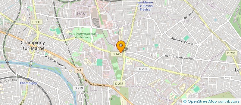 localisation de l'entreprise L ANGOLO DELLA PIADA à CHAMPIGNY-SUR-MARNE