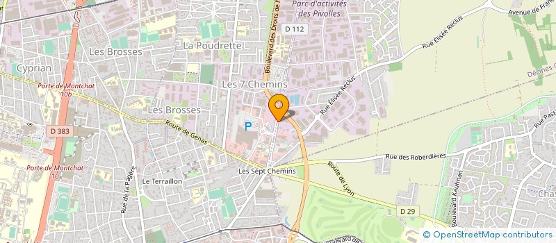 localisation de l'entreprise L'ANIMAL RIT à DECINES-CHARPIEU