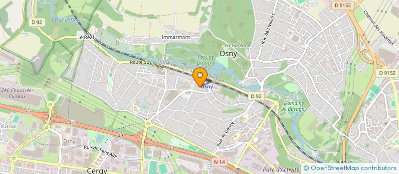 localisation de l'entreprise L'ANIMATORIUM  OSNY