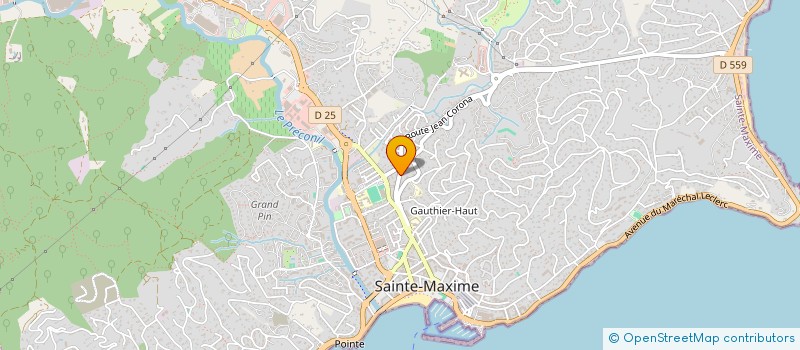 localisation de l'entreprise L'ANIS ETOILE à SAINTE-MAXIME