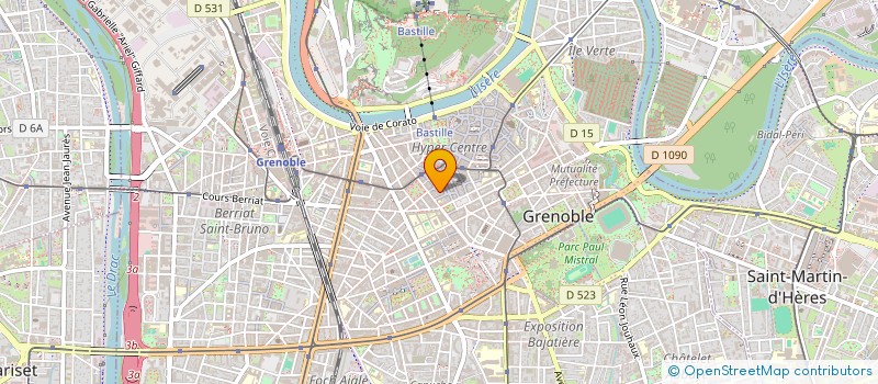 localisation de l'entreprise L'ANJELAU  GRENOBLE