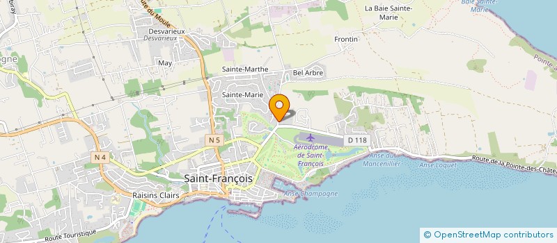 localisation de l'entreprise L'ANKA 971  SAINT-FRANCOIS