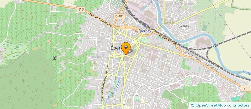 localisation de l'entreprise L'ANNABELLA  EPERNAY