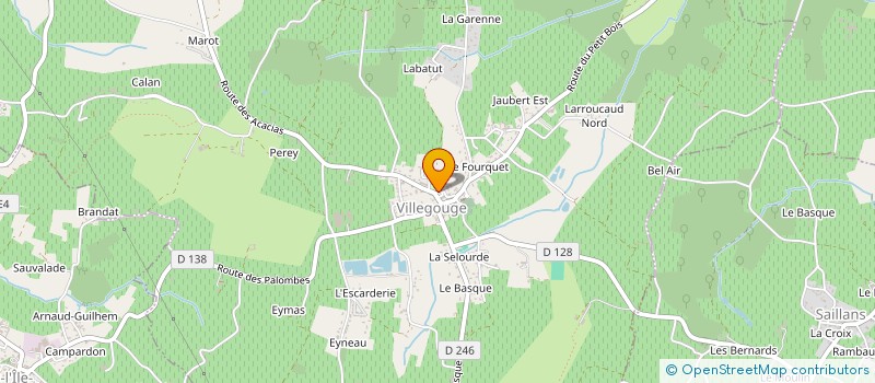 localisation de l'entreprise L'ANNACEL MAISON D'ASSISTANTES MATERNELLES à VILLEGOUGE