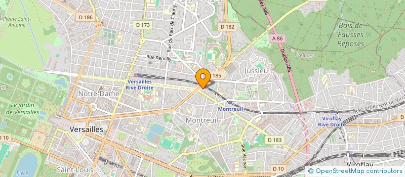 localisation de l'entreprise L'ANNEAU à VERSAILLES