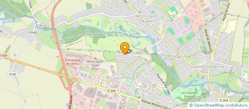localisation de l'entreprise L'ANNEAU à ARRAS