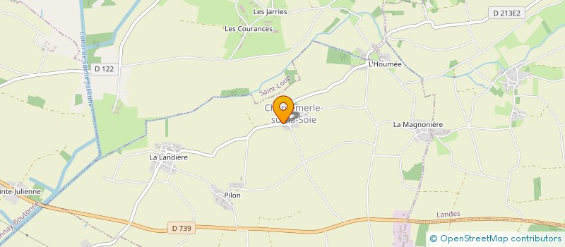 localisation de l'entreprise L ANNEAU D OR  LANDES