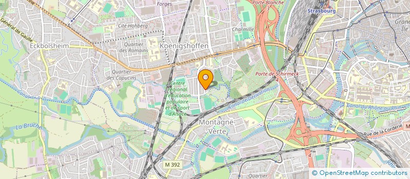 localisation de l'entreprise L'ANNEAU DE LA LUNE  STRASBOURG