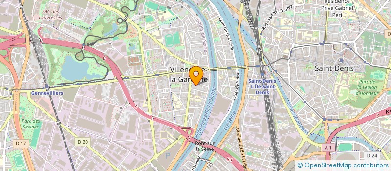localisation de l'entreprise L'ANNEXE à VILLENEUVE-LA-GARENNE
