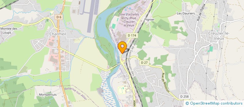 localisation de l'entreprise L'ANNEXE à CREUZIER-LE-VIEUX