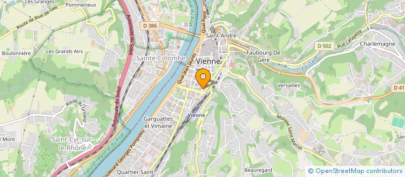 localisation de l'entreprise L'ANNEXE à VIENNE