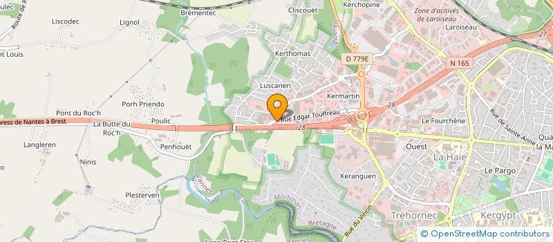 localisation de l'entreprise L'ANNEXE à PLOEREN