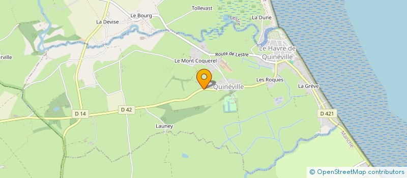 localisation de l'entreprise L'ANNEXE  QUINEVILLE